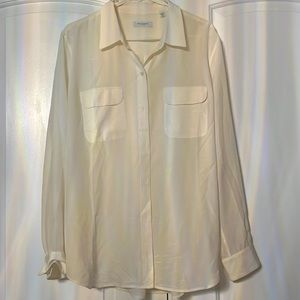 Equipment femme Slim Signature Silk Shirt  size XXL 100% silk